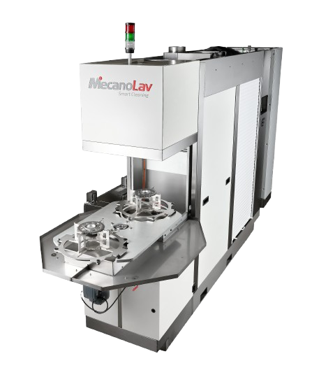Image d'une machine de nettoyage de pièce "MECANOFAST" sur fond blanc
