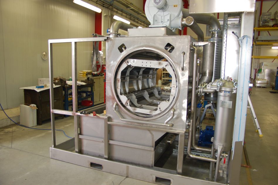 Machine de nettoyage pour moyennes et grandes charges version transversante - Mecanojet