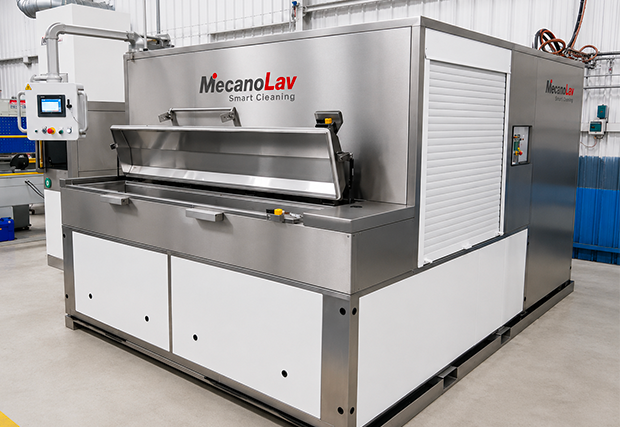 Machine de nettoyage pour la décontamination des particules de vis sans fin dans une usine